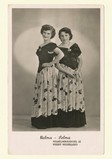 Duo Helma & Selma in 1952.