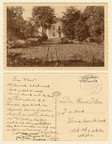 Huize EllBurg in Ell. Kaart verstuurd door een militair die ingedeeld was bij de grensbewaking in 1939.
