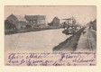 De zuid-Willemsvaart met opde achtergrond(in de stempel) de stadsbrug omstreeks 1905