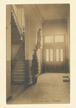 Trappenhuis en Hal van het College St. Jozef rond 1917.
