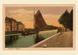 Zuid-Willemsvaart richting Biesterbrug, maar nu een kleurkaart, omstreeks 1920
