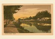 Biesterbrug richting Bassin, maar nu in kleur, 1915-1920