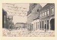 De Markt en het Stadhuis vanuit de Langstraat omstreeks 1900