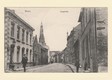 Gezicht in de Langstraat met op de achtergrond de St. Martinustoren, rond 1910