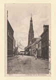 Langstraat met St. martinustoren omstreeks 1915