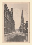 Langstraat met St. Martinustoren rond 1930