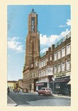 Langstraat met St. Martinustoren in 1965.