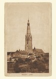 Panorama van Weert met de St. Martinustoren in 1920.