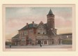 Stationsgebouw omstreeks 1916.