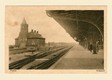 Het Perron van het Station te Weert omstreeks 1920